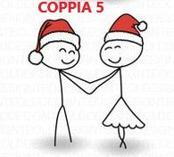Pallina di Natale Personalizzabile - Coppia