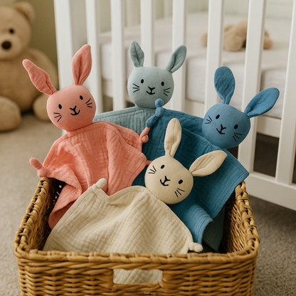 Doudou coniglio personalizzato con nome