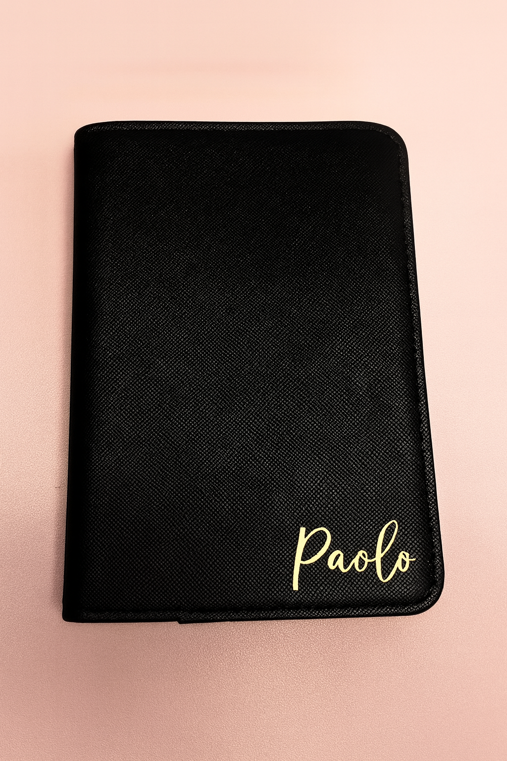 Porta Passaporto Personalizzato in Pelle Saffiano