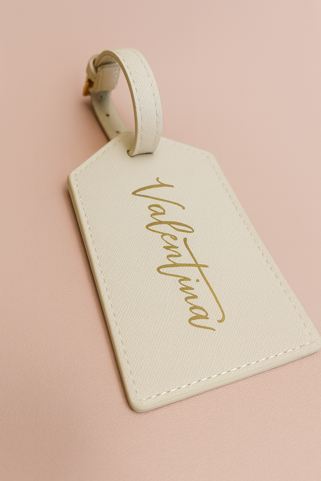 Etichetta Bagaglio Personalizzata in Pelle Saffiano