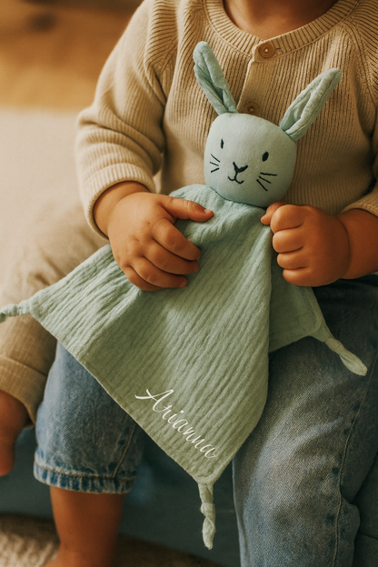 Doudou coniglio personalizzato con nome