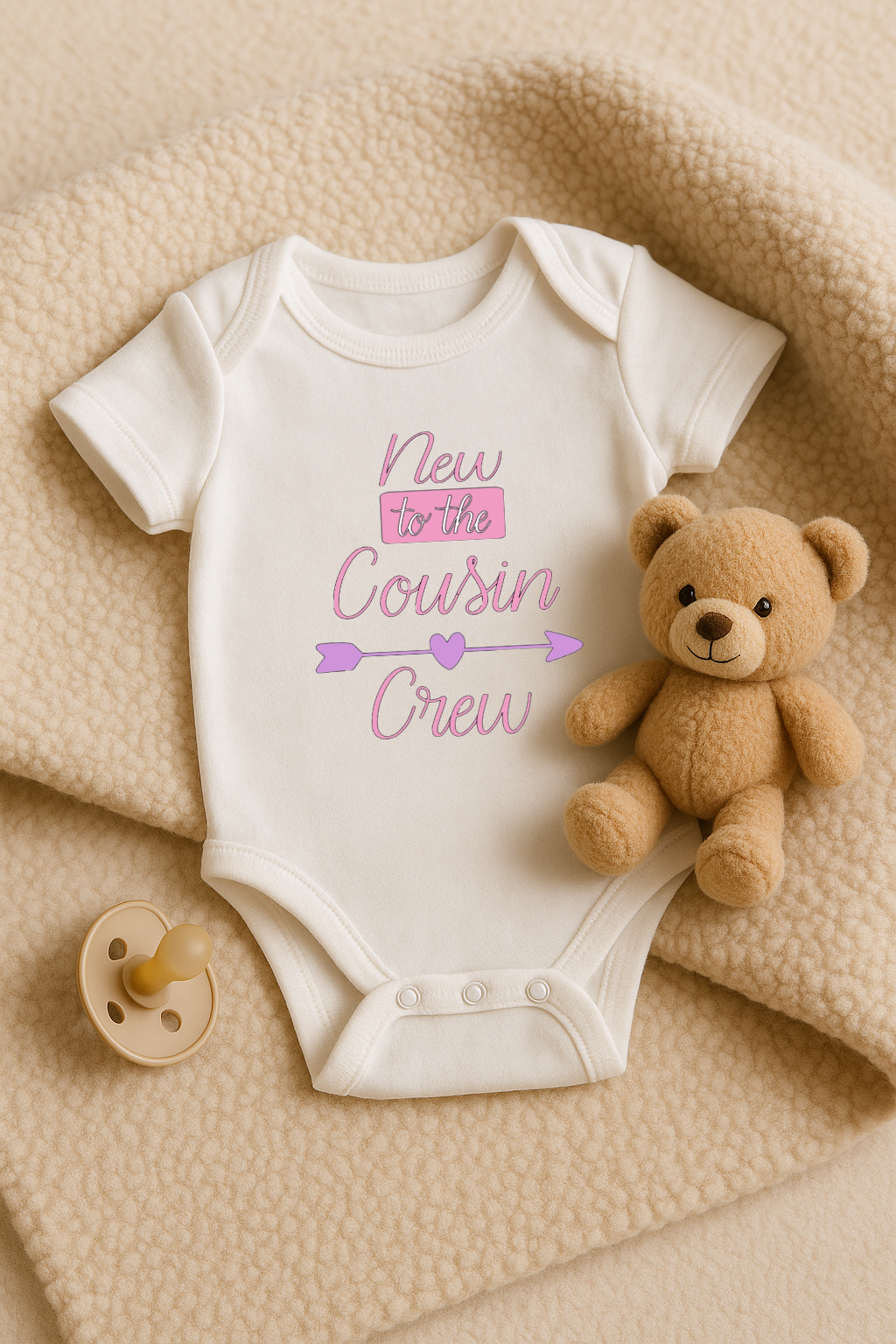 Body neonato “New to the Cousin Crew”