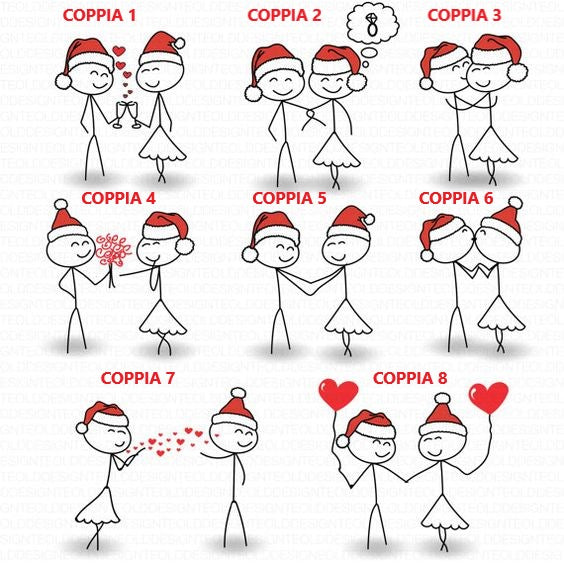 Pallina di Natale Personalizzabile - Coppia