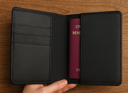 Porta Passaporto Personalizzato in Pelle Saffiano