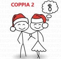 Pallina di Natale Personalizzabile - Coppia