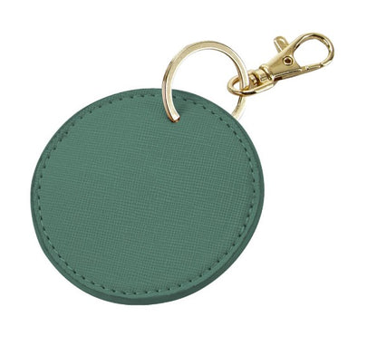 Portachiavi rotondo personalizzato con nome o iniziale – elegante e resistente
