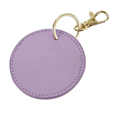 Portachiavi rotondo personalizzato con nome o iniziale – elegante e resistente